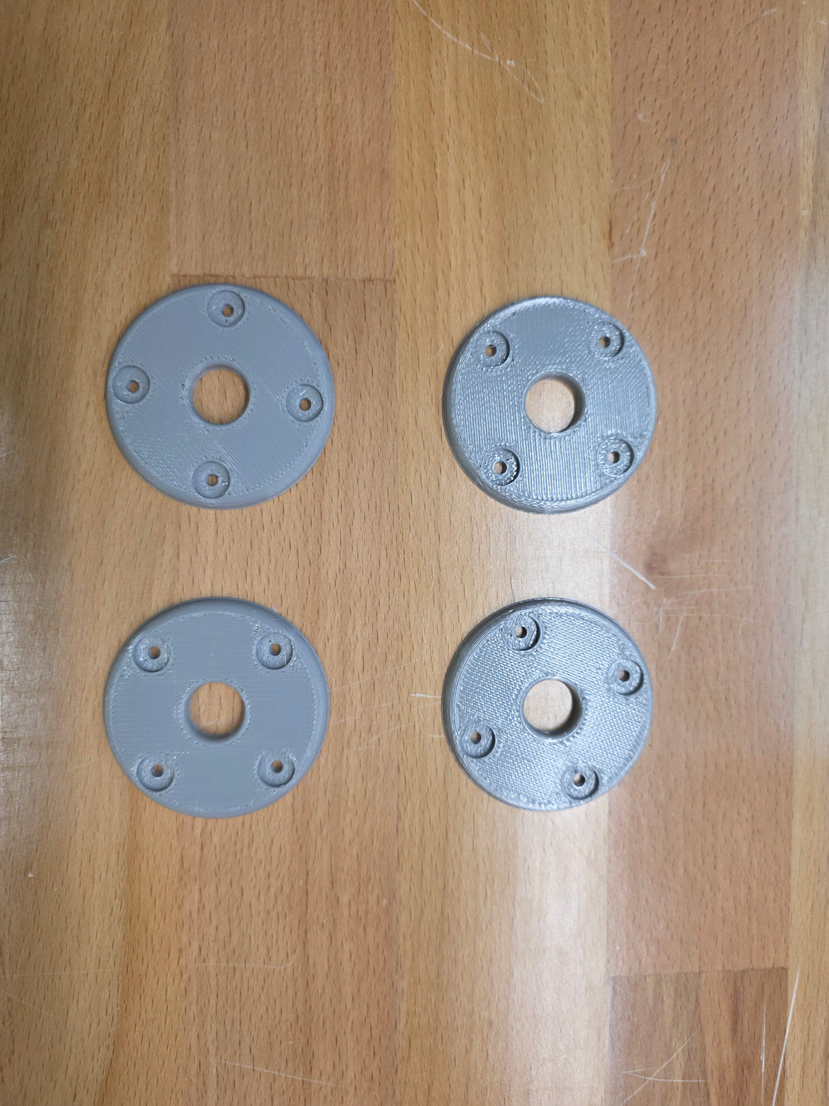 Hood Pin scuff pads - Gray