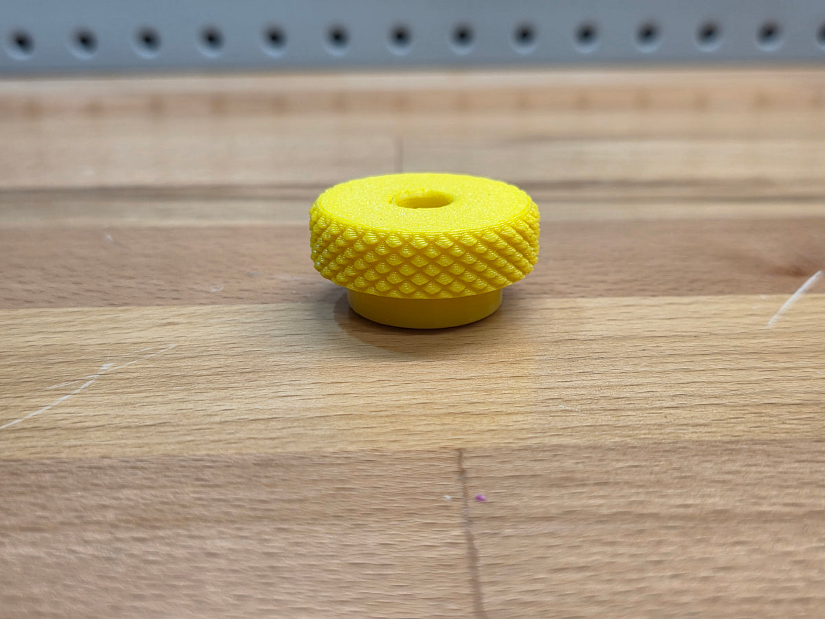 Air Cleaner Nut, for 1/4" Stud - Yellow