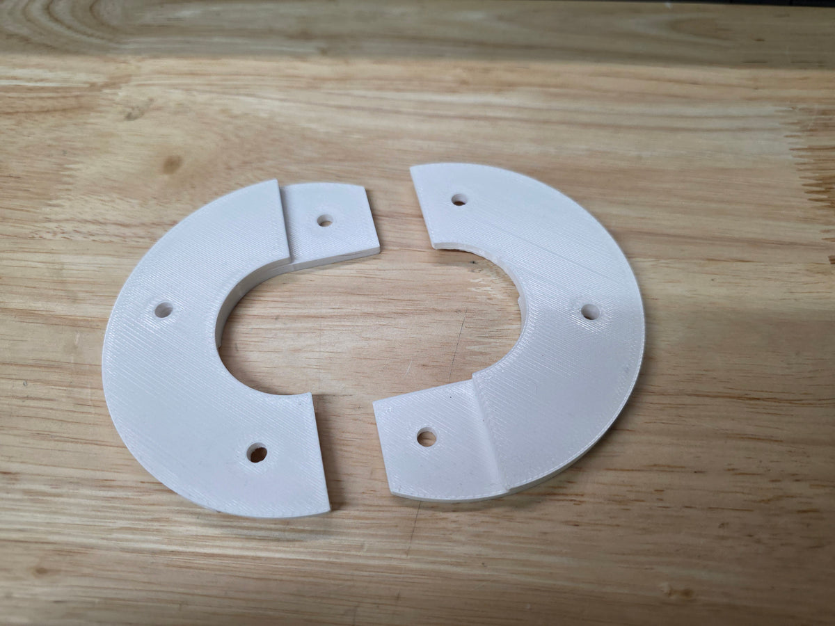 Decking 1.5" Tube Covers - 85° White