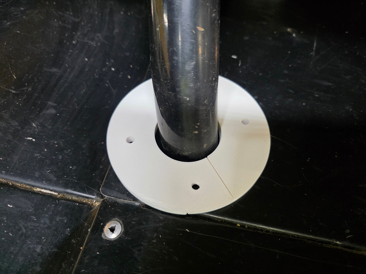 Decking 1.5" Tube Covers - 85° White