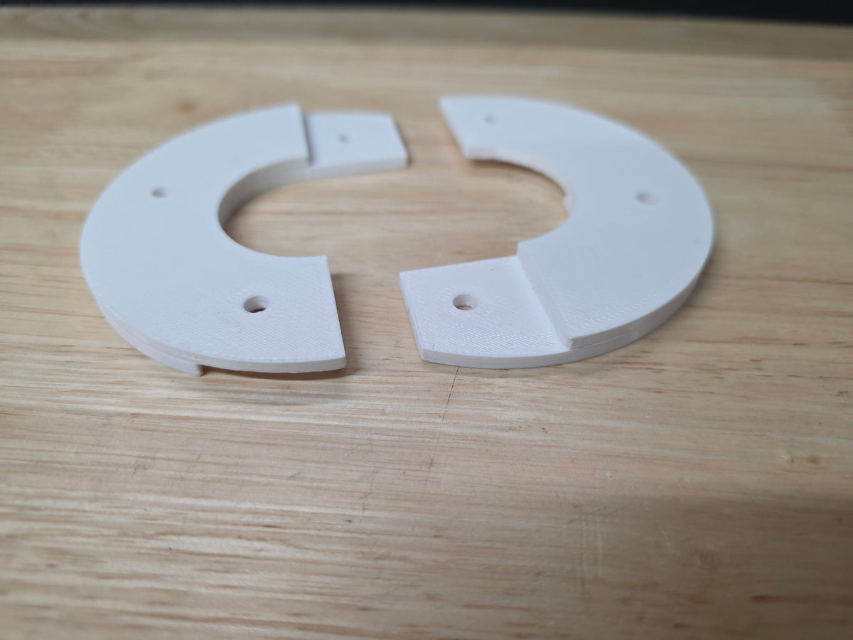 Decking 1.5" Tube Covers - 85° White