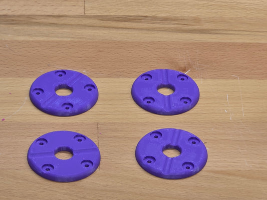 Large Hood Pin scuff pads with pin channel - Purple